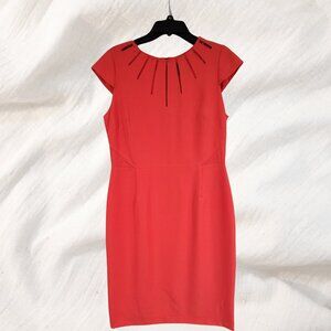 Adrianna Papell Fuchsia Sleeveless Cocktail Dress